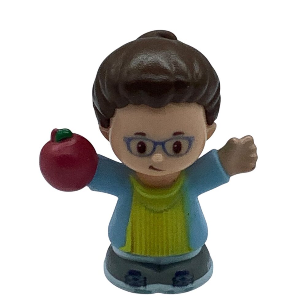 Fisher-Price‎ Little People Teacher Figurine Holding Apple GCK46 Replacement